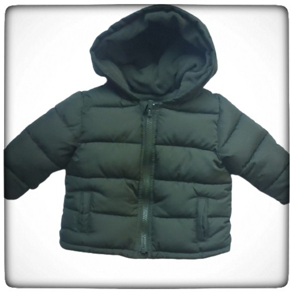 Old Navy Baby Bubble Fleece Lined Winter Jacket-6-12M